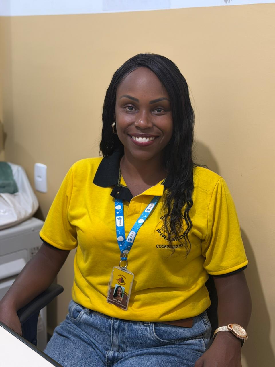 Geicilaine - Coordenadora do Ensino Fundamental II